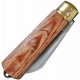 Couteau Kanetsune Slip Joint Craft Knife Lame Acier Carbone SK-4 Manche Bois Made Japan KT407 - Livraison Gratuite