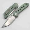 Couteau Reate Knives PL-XT Jade Manche G10 Lame Acier Nitro-V SW IKBS Pivot Lock Clip REA134 - Livraison Gratuite