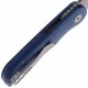 Couteau Petrified Fish ElCamino Blue Manche Micarta Lame Acier N690 SW IKBS Liner Lock Clip PFKE16BMGAW - Livraison Gratuite