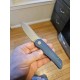 Couteau Petrified Fish ElCamino Blue Manche Micarta Lame Acier N690 SW IKBS Liner Lock Clip PFKE16BMGAW - Livraison Gratuite