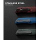 Couteau Petrified Fish ElCamino Blue Manche Micarta Lame Acier N690 SW IKBS Liner Lock Clip PFKE16BMGAW - Livraison Gratuite