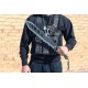 Sabre Sierra Zulu Trident Machete Lame Acier 3Cr13 Manche ABS Etui Ballistic Nylon SZ5606 - Livraison Gratuite