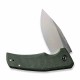 Couteau CIVIVI Regulatron Green Manche Micarta Lame Acier Nitro-V Satin IKBS Linerlock Clip CIVC230062 - Livraison Gratuite