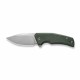 Couteau CIVIVI Regulatron Green Manche Micarta Lame Acier Nitro-V Satin IKBS Linerlock Clip CIVC230062 - Livraison Gratuite