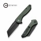 Couteau CIVIVI ExOne Green Manche Micarta Lame Tanto Reverse Nitro-V Blk IKBS Linerlock Clip CIVC230363 - Livraison Gratuite