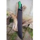 Coupe Coupe Bowie Machette Guide d'Amazonie Lame Acier 3Cr13 Manche ABS Black Green Etui Nylon - Livraison Gratuite
