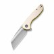 Couteau CIVIVI ExOne Ivory Manche G10 Lame Tanto Reverse Nitro-V IKBS Linerlock Clip CIVC230362 - Livraison Gratuite