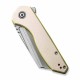 Couteau CIVIVI ExOne Ivory Manche G10 Lame Tanto Reverse Nitro-V IKBS Linerlock Clip CIVC230362 - Livraison Gratuite