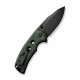 Couteau Sencut Excalis Green Micarta Lame Acier 9Cr18MoV Tanto Reverse Blk IKBS Liner Lock Clip S230683 - Livraison Gratuite