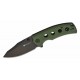 Couteau Sencut Excalis Green Micarta Lame Acier 9Cr18MoV Tanto Reverse Blk IKBS Liner Lock Clip S230683 - Livraison Gratuite
