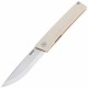 Couteau SRM Knives 401L-GT Tan Manche G10 Lame Acier 10Cr15CoMov IKBS Linerlock Clip SRM401LGT - Livraison Gratuite