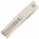 Couteau SRM Knives 401L-GT Tan Manche G10 Lame Acier 10Cr15CoMov IKBS Linerlock Clip SRM401LGT - Livraison Gratuite