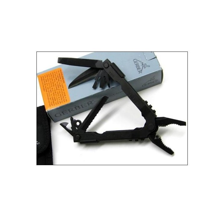 Pince Gerber Multi-Plier 600. Blunt Nose Black MULTI-TOOL 7520 Plier Gerber Made In USA G7520 - Livraison Gratuite