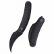 Couteau Cavol Kage Black Titane Handle Lame Acier M390 IKBS Linerlock Etui Cuir CVLC03DW - Livraison Gratuite
