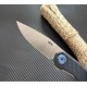 Couteau Zero Tolerance CPM-MagnaCut SW Manche Blue/Black CFiber & Titane IKBS Frame Lock USA ZT0545BLUCF - Livraison Gratuite