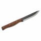 Couteau Condor Narrowsaur Lame Acier Carbone 1095 Scandi Manche Noyer Etui CUir Made Salvador CTK3971422HC - Livraison Gratuite