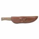 Couteau Condor Narrowsaur Lame Acier Carbone 1095 Scandi Manche Noyer Etui CUir Made Salvador CTK3971422HC - Livraison Gratuite