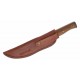 Couteau Condor Narrowsaur Lame Acier Carbone 1095 Scandi Manche Noyer Etui CUir Made Salvador CTK3971422HC - Livraison Gratuite