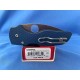 Couteau Spyderco Lil' Native Cobalt Blue Manche G10 Lame CPM-SPY27 Compression Lock Clip USA SC230GPCBL - Livraison Gratuite