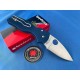 Couteau Spyderco Lil' Native Cobalt Blue Manche G10 Lame CPM-SPY27 Compression Lock Clip USA SC230GPCBL - Livraison Gratuite