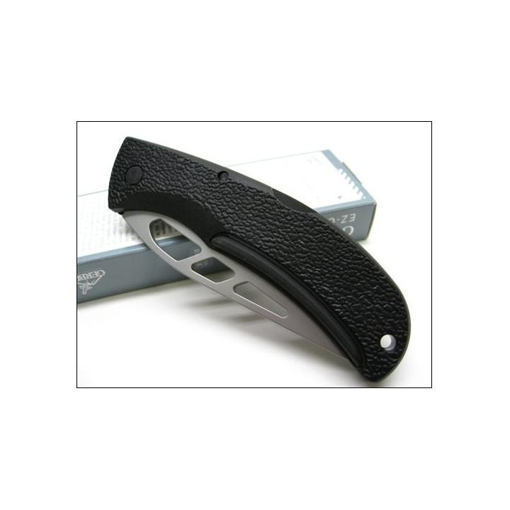 Couteau Gerber E-Z Out Plain Acier Carbone/inox Manche Zytel Made In USA G6701 - Livraison Gratuite