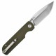 Couteau CJRB Cutlery Nova Green Manche G10 Lame Tanto Acier AR-RPM9 IKBS Liner Lock Clip J1937GN - Livraison Gratuite