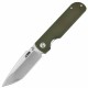 Couteau CJRB Cutlery Nova Green Manche G10 Lame Tanto Acier AR-RPM9 IKBS Liner Lock Clip J1937GN - Livraison Gratuite