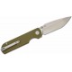 Couteau CJRB Cutlery Nova Green Manche G10 Lame Tanto Acier AR-RPM9 IKBS Liner Lock Clip J1937GN - Livraison Gratuite