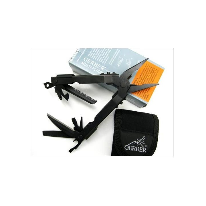 Couteau Pince Gerber Multi-Plier 600 Needlenose Military Etui Nylon Made In USA G7550 - Livraison Gratuite