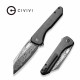 Couteau CIVIVI Nugz Damas Manche CarbonFiber/G10 Lame Tanto Reverse IKBS Linerlock Clip CIVC23060DS1 - Livraison Gratuite