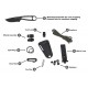 COUTEAU DE SURVIE RAT CUTLERY ESEE - RCIBK Rat Cutlery Izula with Kit. 6 RAT Cutlery 