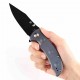 Couteau Kansept Rei Blue Manche Titane Lame Acier CPM-20CV Drop Point IKBS Framelock Clip K1061A3 - Livraison Gratuite