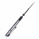 Couteau Kansept Rei Blue Manche Titane Lame Acier CPM-20CV Drop Point IKBS Framelock Clip K1061A3 - Livraison Gratuite