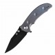 Couteau Kansept Rei Blue Manche Titane Lame Acier CPM-20CV Drop Point IKBS Framelock Clip K1061A3 - Livraison Gratuite
