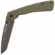 Couteau Browning Branded Rock OD Green Manche G10 Handle Lame Tanto Acier 7Cr17MoV Framelock Clip BR0507 - Livraison Gratuite