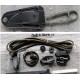 COUTEAU RAT CUTLERY / ESEE SURVIE AVEC KIT - RCIODK Rat Cutlery Izula OD Green Survival Kit USA 