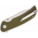 Couteau Sencut Borzam Od Green Manche G10 Lame Acier 9Cr18MoV Satin IKBS Linerlock Clip S230771 - Livraison Gratuite