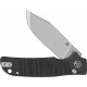  Couteau QSP Kali Black Manche G10 Lame Acier 14C28N SW IKBS Button Lock Clip QS159B1 - Livraison Gratuite