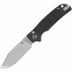  Couteau QSP Kali Black Manche G10 Lame Acier 14C28N SW IKBS Button Lock Clip QS159B1 - Livraison Gratuite