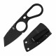 Couteau Kizer Bowtie Lame Acier D2 BLK Reverse Tanto Manche Acier Etui Kydex Clip KI1061A2 - Livraison Gratuite