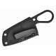 Couteau Kizer Bowtie Lame Acier D2 BLK Reverse Tanto Manche Acier Etui Kydex Clip KI1061A2 - Livraison Gratuite