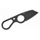 Couteau Kizer Bowtie Lame Acier D2 BLK Reverse Tanto Manche Acier Etui Kydex Clip KI1061A2 - Livraison Gratuite