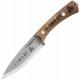 Couteau Condor Druid Scandi Lame Acier Carbone 1095 Manche Noyer Etui Cuir Made Salvador CTK397445HC - Livraison Gratuite