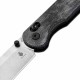 Couteau Kizer Assassin Blue Denim Lame Acier Nitro V Manche Micarta Clutch Lock Clip KIV3549A2 - Livraison Gratuite