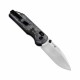 Couteau Kizer Assassin Blue Denim Lame Acier Nitro V Manche Micarta Clutch Lock Clip KIV3549A2 - Livraison Gratuite