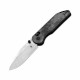 Couteau Kizer Assassin Blue Denim Lame Acier Nitro V Manche Micarta Clutch Lock Clip KIV3549A2 - Livraison Gratuite