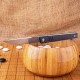 Couteau Real Steel Kikashi Black Manche G10/Carbon Fiber Lame Acier 14C28N SW IKBS Linerlock Clip RS8071CS - Livraison Gratuite
