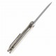 Couteau Kansept Anomaly Ivory Manche G10 Lame Tanto Acier CPM-S35VN Satin IKBS Liner Lock Clip K2038T5 - Livraison Gratuite