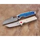 Couteau Kansept Anomaly Ivory Manche G10 Lame Tanto Acier CPM-S35VN Satin IKBS Liner Lock Clip K2038T5 - Livraison Gratuite