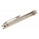 Couteau Kansept Anomaly Ivory Manche G10 Lame Tanto Acier CPM-S35VN Satin IKBS Liner Lock Clip K2038T5 - Livraison Gratuite